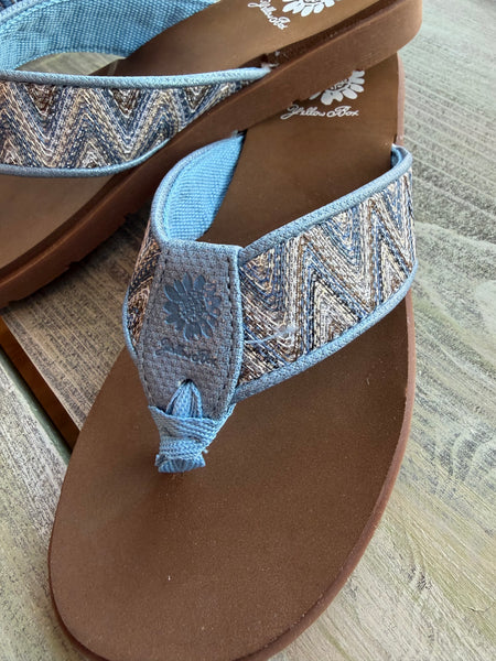 Yellow Box Fidda Blue Multi Sandals