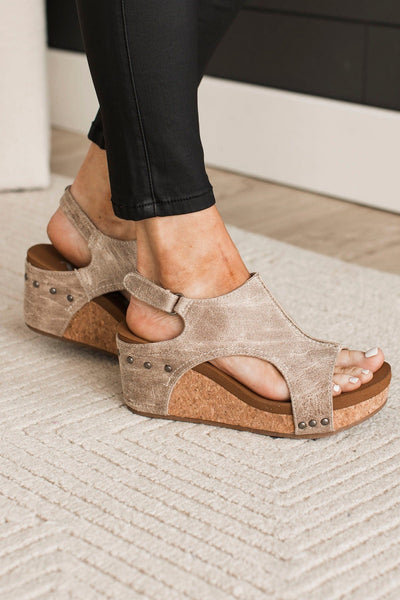 Very G Isabella Cream Wedges