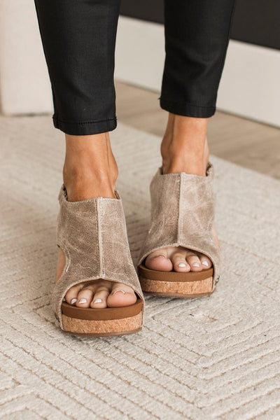 Very G Isabella Cream Wedges