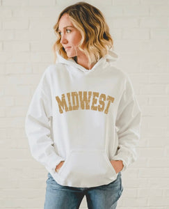 Navy Midwest Graphic Hoodie