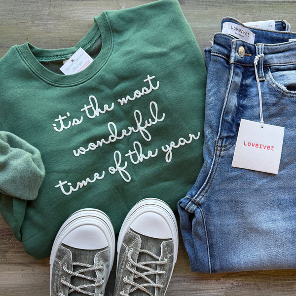 Most Wonderful Time Of The Year Graphic Sweatshirt
