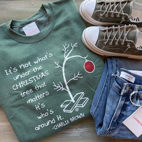 Charlie Brown Christmas Tree Sweatshirt