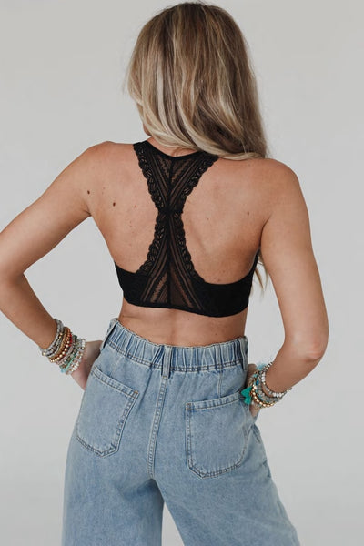 Lace Racerback Bralette - More Colors!