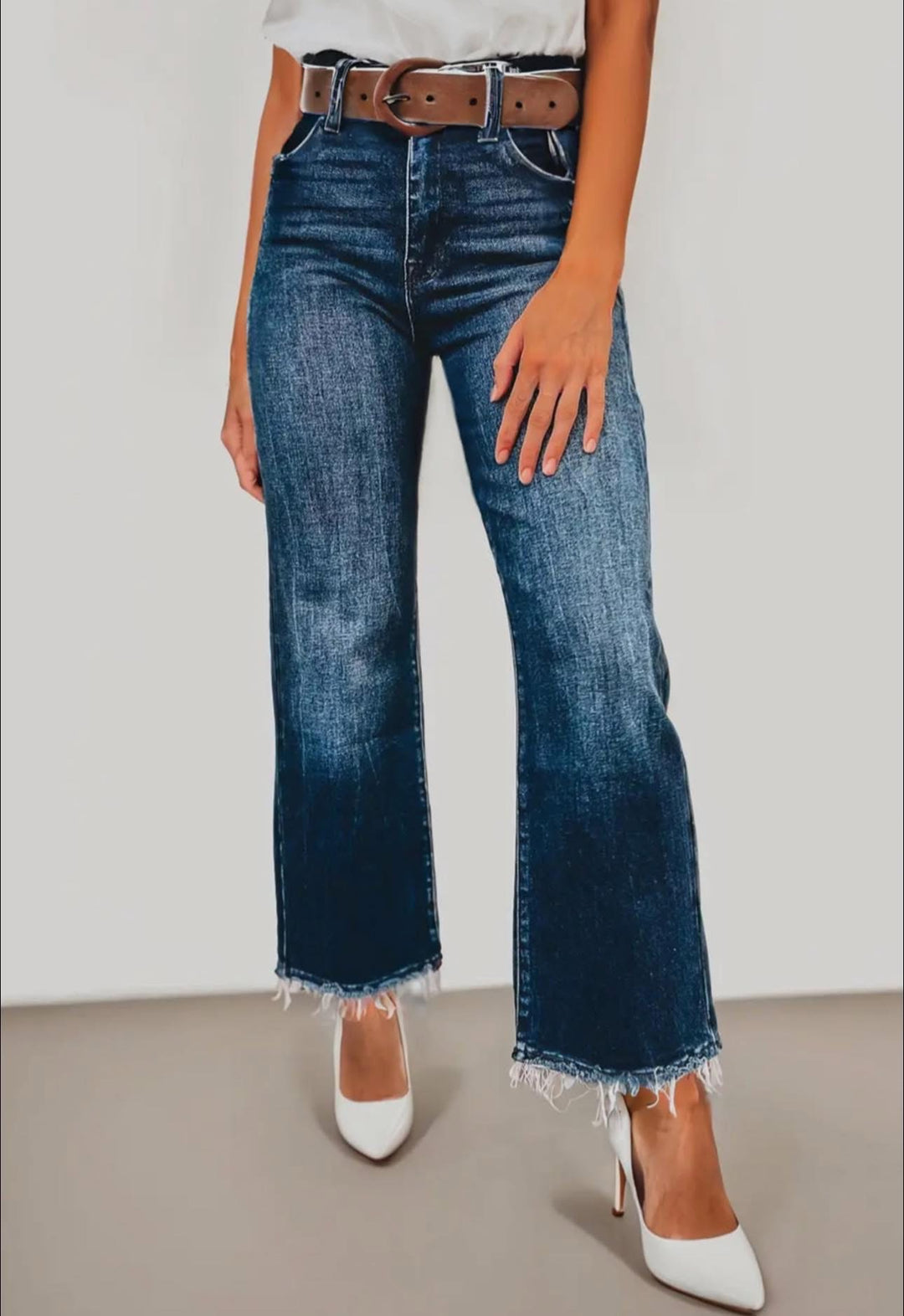 Petra153 Pearl High Rise Stretch Straight Jeans