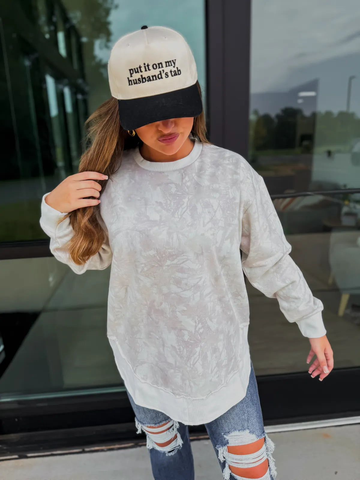 Ice Grey Camo Pullover
