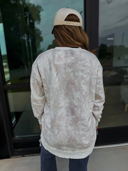 Ice Grey Camo Pullover