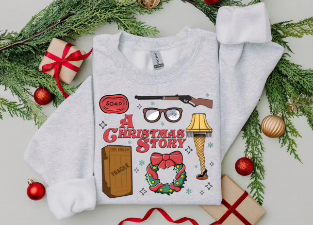 Christmas Story Graphic Sweatshirt