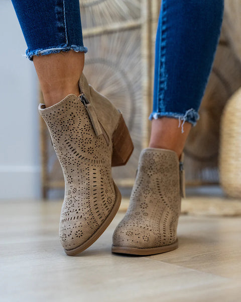 Very G Gwen Booties in Beige