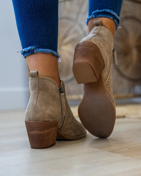 Very G Gwen Booties in Beige