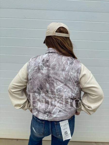 * PREORDER * Light Camo Puffer Vest