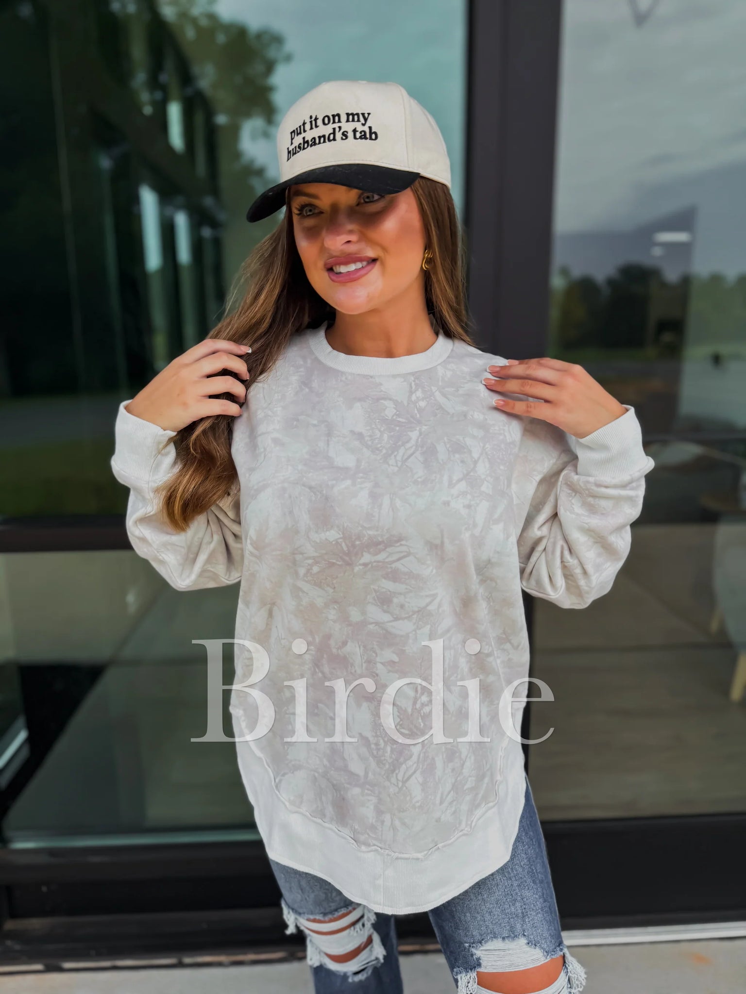 * PREORDER * Ice Grey Camo Pullover