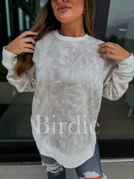 * PREORDER * Ice Grey Camo Pullover