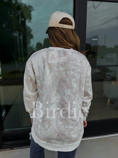 * PREORDER * Ice Grey Camo Pullover