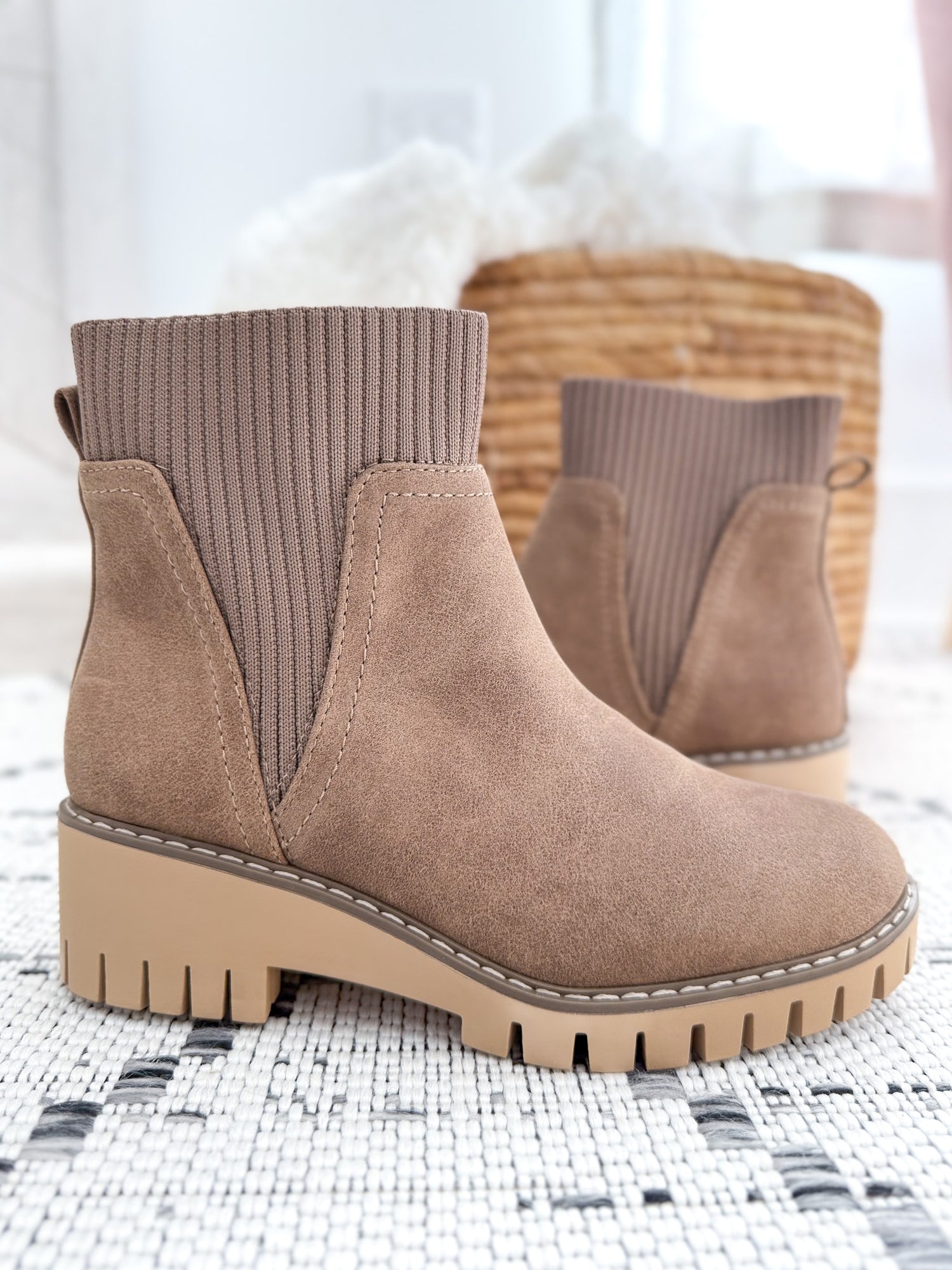 Very G Magnolia Boots in Taupe