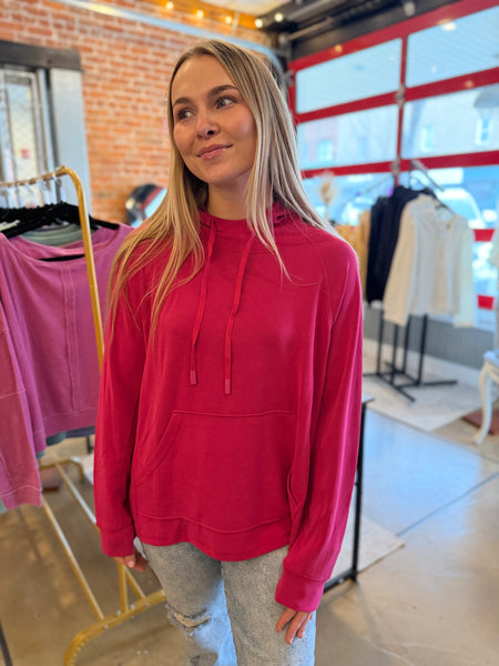 Plum Pink Laguna Dune Hoodie
