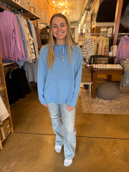 Denim Drift Laguna Dune Hoodie