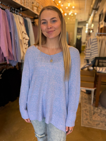 Periwinkle Lightweight Sweater