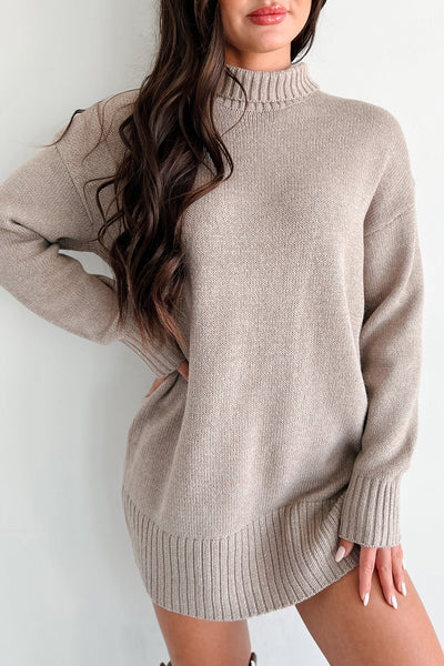 Mocha Sweater Dress