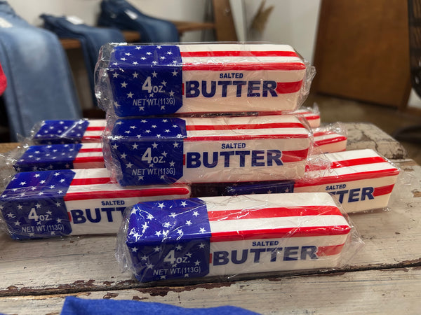 USA Flag White Butter Squishy (3 designs)