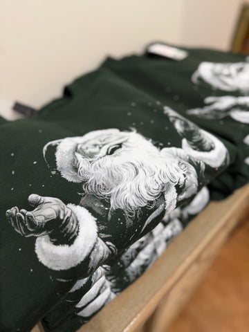 Kris Kringle Forest Green Graphic Sweatshirt