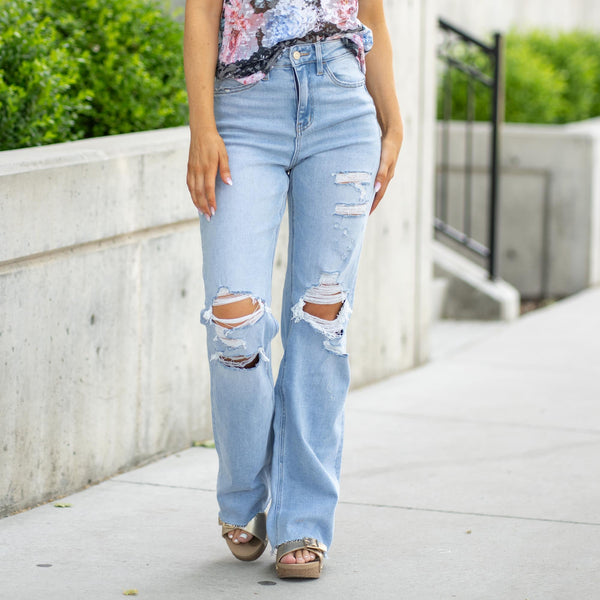 Lovervet June High Rise 90'S Vintage Flare Jeans