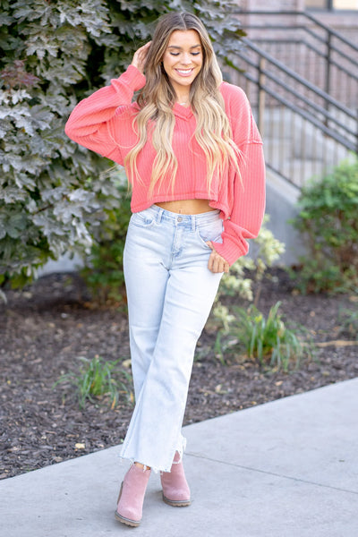 Vervet Meredith High Rise Slim Wide Jeans