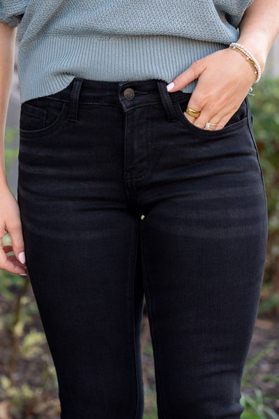 Lovervet Harley Mid Rise Black Bootcut Jeans