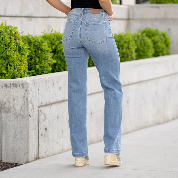 Judy Blue Trouser Straight Fit Jeans