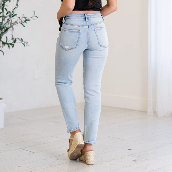 Lovervet Lacey Tummy Control Straight Leg Jeans