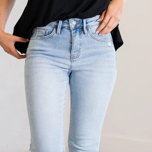 Lovervet Lacey Tummy Control Straight Leg Jeans