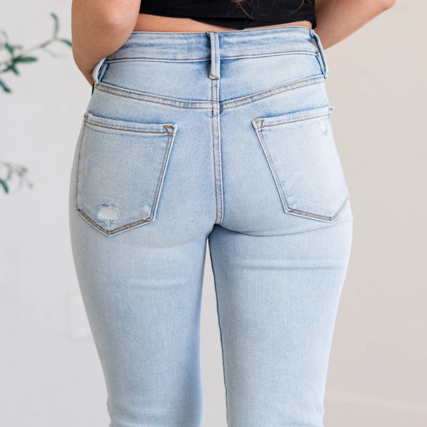 Lovervet Lacey Tummy Control Straight Leg Jeans