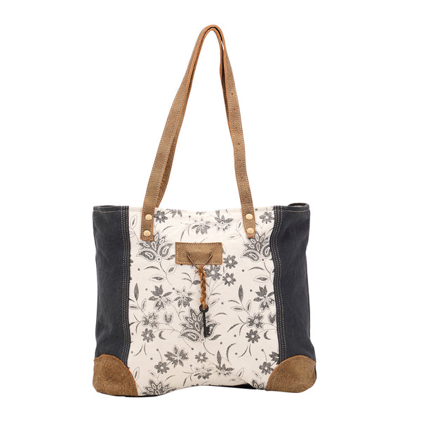 Myra Abstract Key Tote Bag