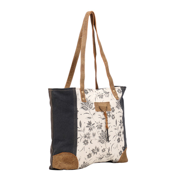 Myra Abstract Key Tote Bag