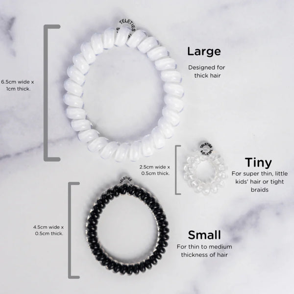 Teleties Hair Ties - More Sizes & Colors!