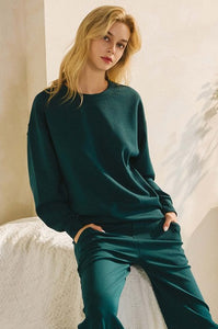 Dark Green Scuba Crewneck