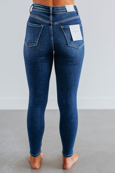 Lovervet Skylar Dark Wash High-Rise Skinnies