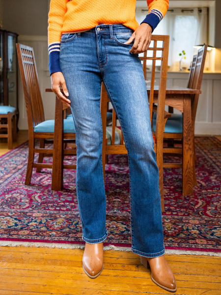 Judy Blue Thermal Bootcut Jeans