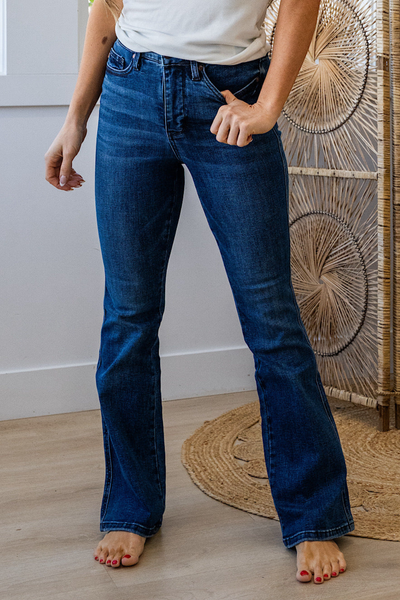 Judy Blue PETITE Tummy Control Bootcut Jeans