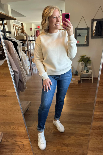 Judy Blue Shark Bite Hem Skinny Jeans