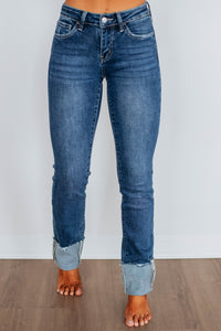Lovervet Gracie Cuffed Slim Straight Jeans