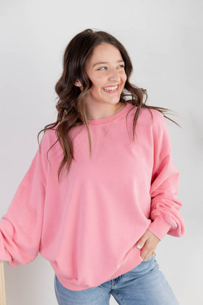 Pink Sands Mineral Washed Sweatshirt