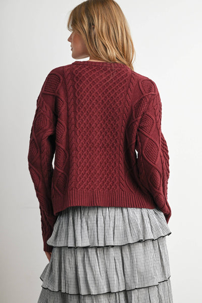 Cable Knit Cardigan - More Colors!