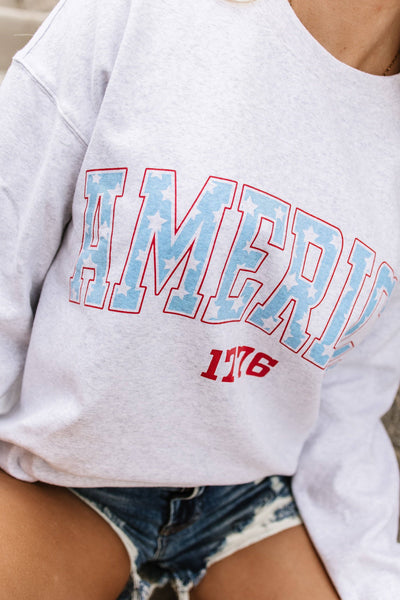 Ampersand Avenue University Pullover - Cue The Sparklers