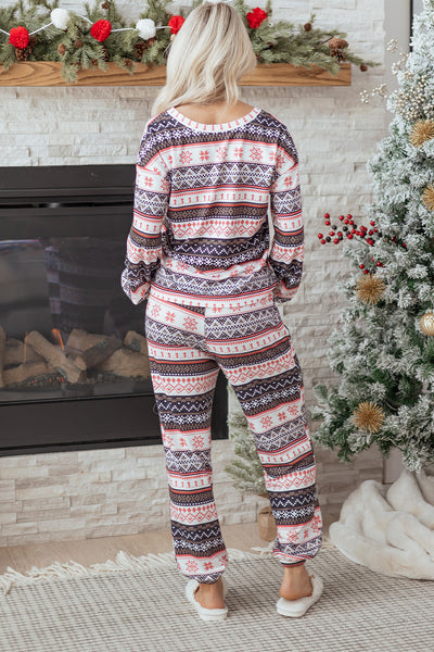 Black Nordic Pajama Set