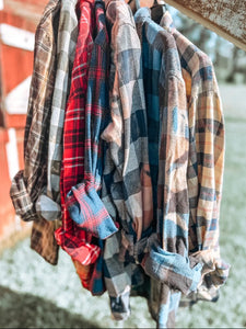 Vintage Bleached Flannel