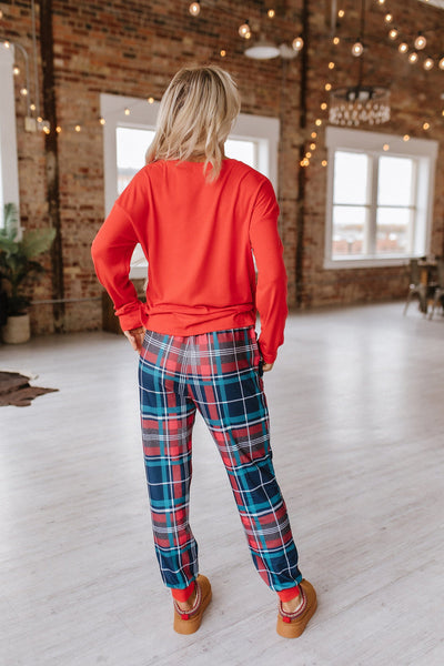 All is Bright Plaid Pajama Set