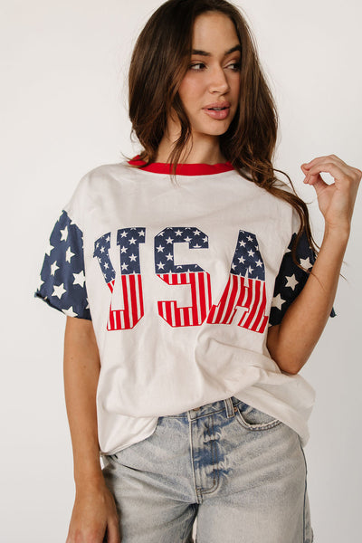 Flag USA Graphic Tee