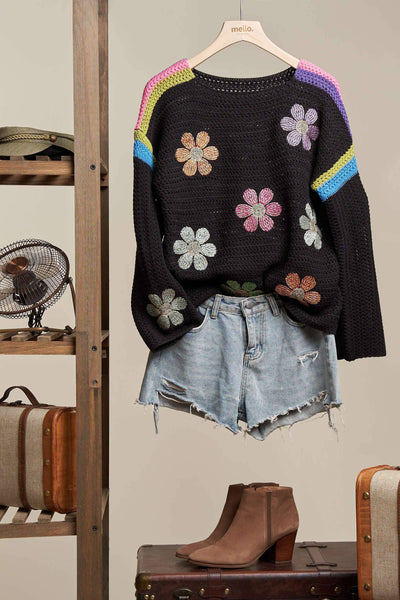 Daisy Open Knit Sweater