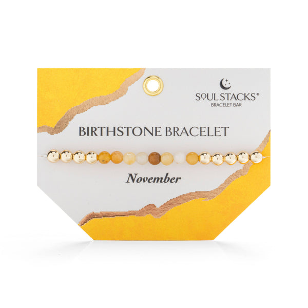 Soul Stacks Birthstone Bracelet