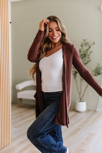 Espresso Lightweight Cardigan